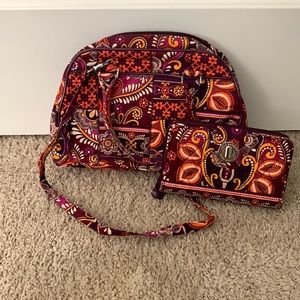 Vera Bradley handbag and wallet.